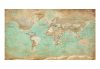 Öntapadós fotótapéta - Turquoise World Map II - ajandekpont.hu