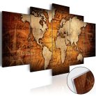 Akrilüveg kép - Acrylic prints – Bronze map I - ajandekpont.hu