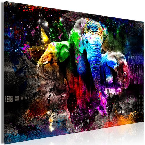 Kép - Colorful Elephants (1 részes) Wide - ajandekpont.hu