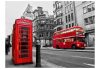 Fotótapéta - Piros busz és telefonfülke Londonban - ajandekpont.hu