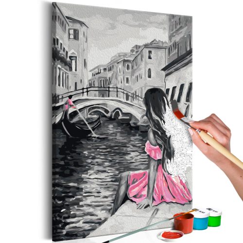 Kifestő - Venice (A Girl In A Pink Dress) - ajandekpont.hu