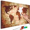 Kifestő - World Map (Earth Colours) - ajandekpont.hu