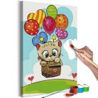 Kifestő - Kitten With Balloons - ajandekpont.hu