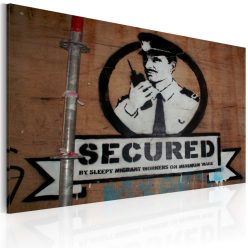 Kép - Secured (Banksy) - ajandekpont.hu