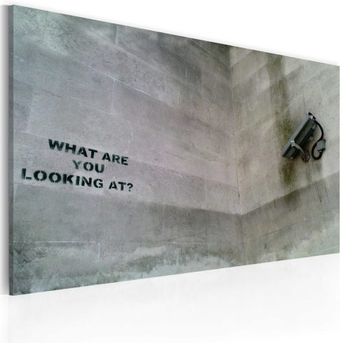 Kép - Mit bámulsz? (Banksy) - ajandekpont.hu