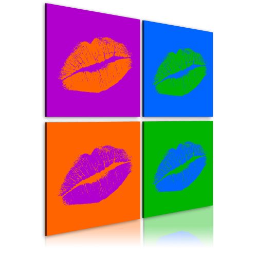 Kép - Kisses: Pop art - ajandekpont.hu