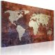 Kép - Rusty map of the World - ajandekpont.hu