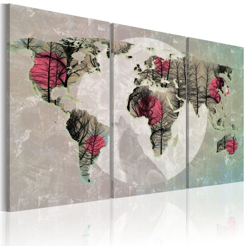 Kép - Map of the World: Telihold - triptych - ajandekpont.hu