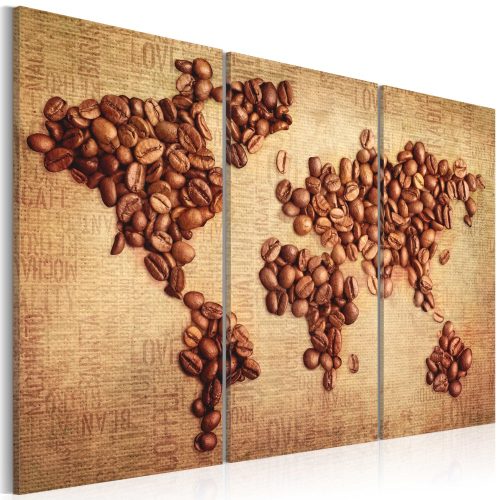 Kép - Kávé a világ minden tájáról - triptichon - ajandekpont.hu
