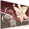 Kép - Abstraction with lily - triptych - ajandekpont.hu