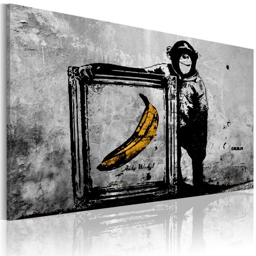 Kép - Inspired by Banksy - black and white - ajandekpont.hu