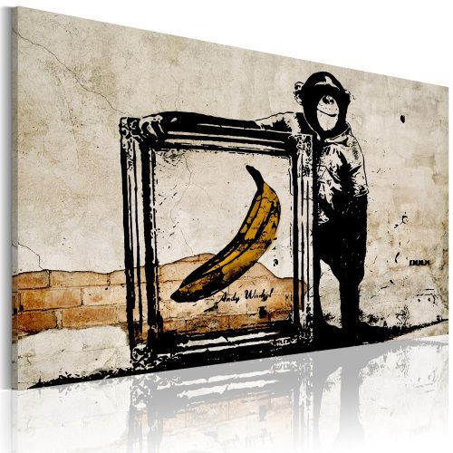 Kép - Inspired by Banksy - sepia - ajandekpont.hu