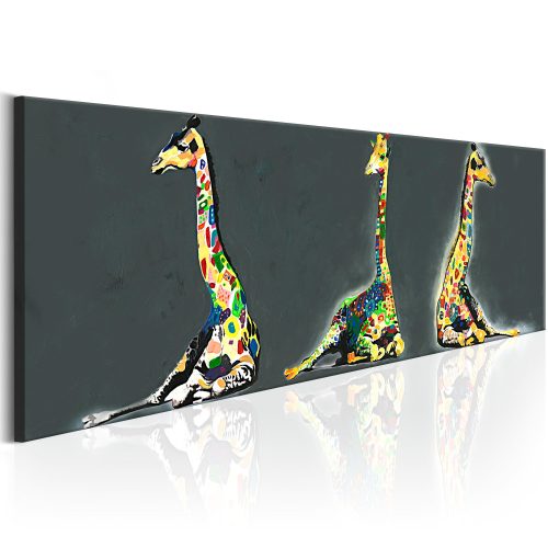 Kép - Colourful Giraffes - ajandekpont.hu