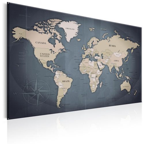 Kép - World Map: Shades of Grey - ajandekpont.hu