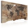 Kép - World Map: Wooden Mosaic - ajandekpont.hu