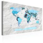 Kép - World Map: Blue Pilgrimages - ajandekpont.hu