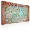 Kép - Map of Hamburg - ajandekpont.hu