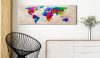 Kép - World Map: Finesse of Colours - ajandekpont.hu