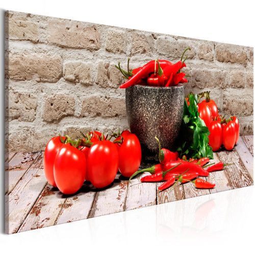 Kép - Red Vegetables (1 Part) Brick Narrow - ajandekpont.hu
