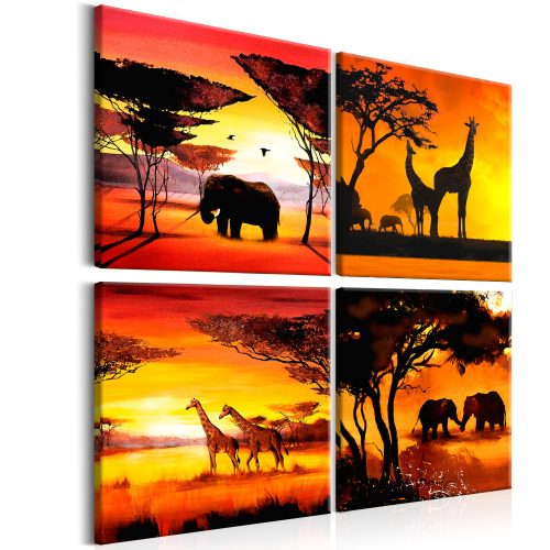 Kép - African Animals (4 Parts) - ajandekpont.hu