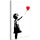Kép - Little Girl with a Balloon (1 Part) Vertical - ajandekpont.hu