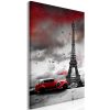 Kép - Red Car in Paris (1 Part) Vertical - ajandekpont.hu