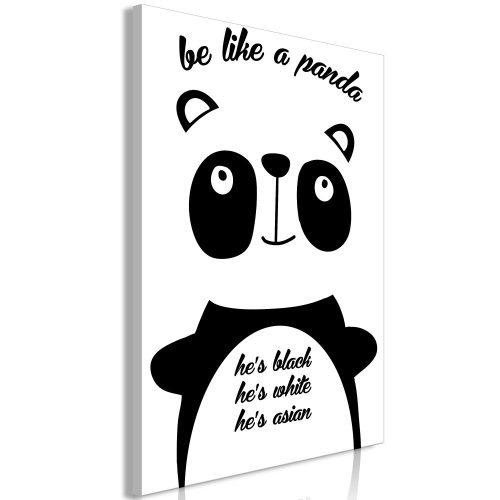 Kép - Be Like a Panda (1 Part) Vertical - ajandekpont.hu