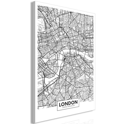 Kép - Map of London (1 Part) Vertical - ajandekpont.hu