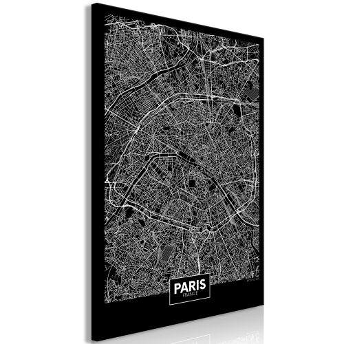 Kép - Dark Map of Paris (1 Part) Vertical - ajandekpont.hu