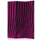 Paraván egyoldalú fotónyomtatással - Zebra pattern (violet) [Room Dividers] - ajandekpont.hu