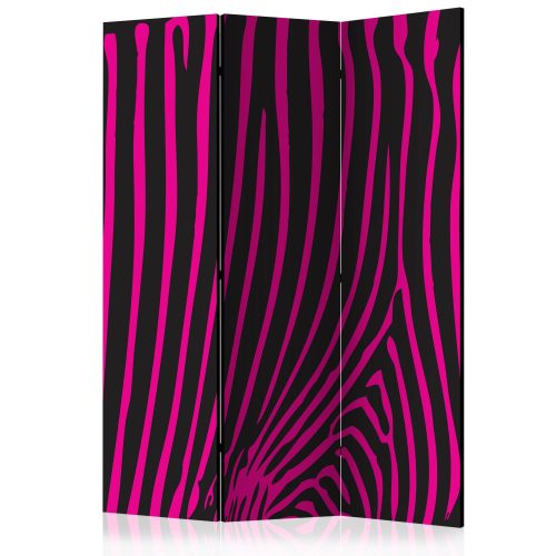 Paraván egyoldalú fotónyomtatással - Zebra pattern (violet) [Room Dividers] - ajandekpont.hu