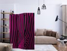 Paraván egyoldalú fotónyomtatással - Zebra pattern (violet) [Room Dividers] - ajandekpont.hu