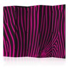 Paraván egyoldalú fotónyomtatással - Zebra pattern (violet) II [Room Dividers] - ajandekpont.hu