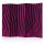 Paraván egyoldalú fotónyomtatással - Zebra pattern (violet) II [Room Dividers] - ajandekpont.hu