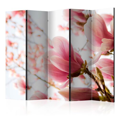 Paraván egyoldalú fotónyomtatással - Pink magnolia II [Room Dividers] - ajandekpont.hu