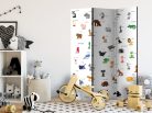 Paraván egyoldalú fotónyomtatással - animals (for children) [Room Dividers] - ajandekpont.hu