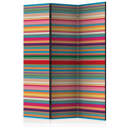 Paraván egyoldalú fotónyomtatással - Subdued stripes [Room Dividers] - ajandekpont.hu