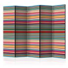 Paraván egyoldalú fotónyomtatással - Subdued stripes II [Room Dividers] - ajandekpont.hu