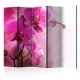 Paraván egyoldalú fotónyomtatással - Pink Orchid II [Room Dividers] - ajandekpont.hu