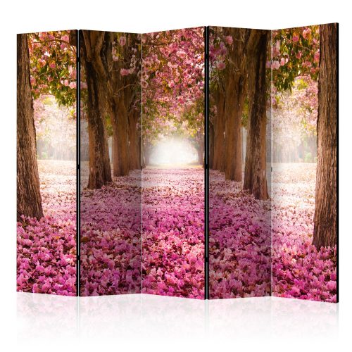 Paraván egyoldalú fotónyomtatással - Pink Grove II [Room Dividers] - ajandekpont.hu