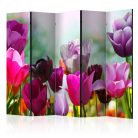 Paraván egyoldalú fotónyomtatással - Beautiful Tulips II [Room Dividers] - ajandekpont.hu