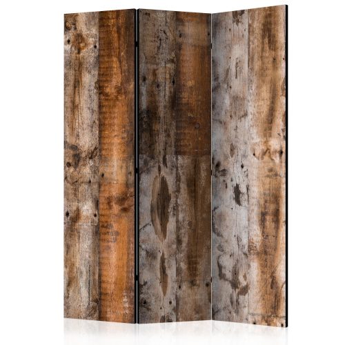 Paraván egyoldalú fotónyomtatással - Antique Wood [Room Dividers] - ajandekpont.hu