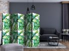 Paraván egyoldalú fotónyomtatással - Jungle Leaves II [Room Dividers] - ajandekpont.hu