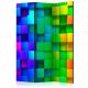 Paraván - Colourful Cubes [Room Dividers] - ajandekpont.hu