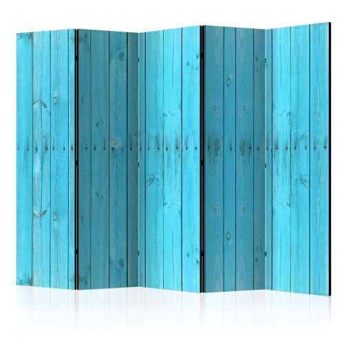 Paraván egyoldalú fotónyomtatással - The Blue Boards II [Room Dividers] - ajandekpont.hu