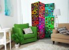 Paraván - Colorful Abstract Art  [Room Dividers] - ajandekpont.hu