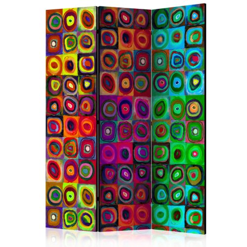 Paraván egyoldalú fotónyomtatással - Colorful Abstract Art  [Room Dividers] - ajandekpont.hu