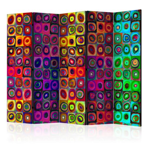 Paraván egyoldalú fotónyomtatással - Colorful Abstract Art II [Room Dividers] - ajandekpont.hu