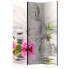 Paraván - Buddha and Orchids [Room Dividers] - ajandekpont.hu