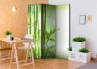 Paraván egyoldalú fotónyomtatással - Green Bamboo [Room Dividers] - ajandekpont.hu